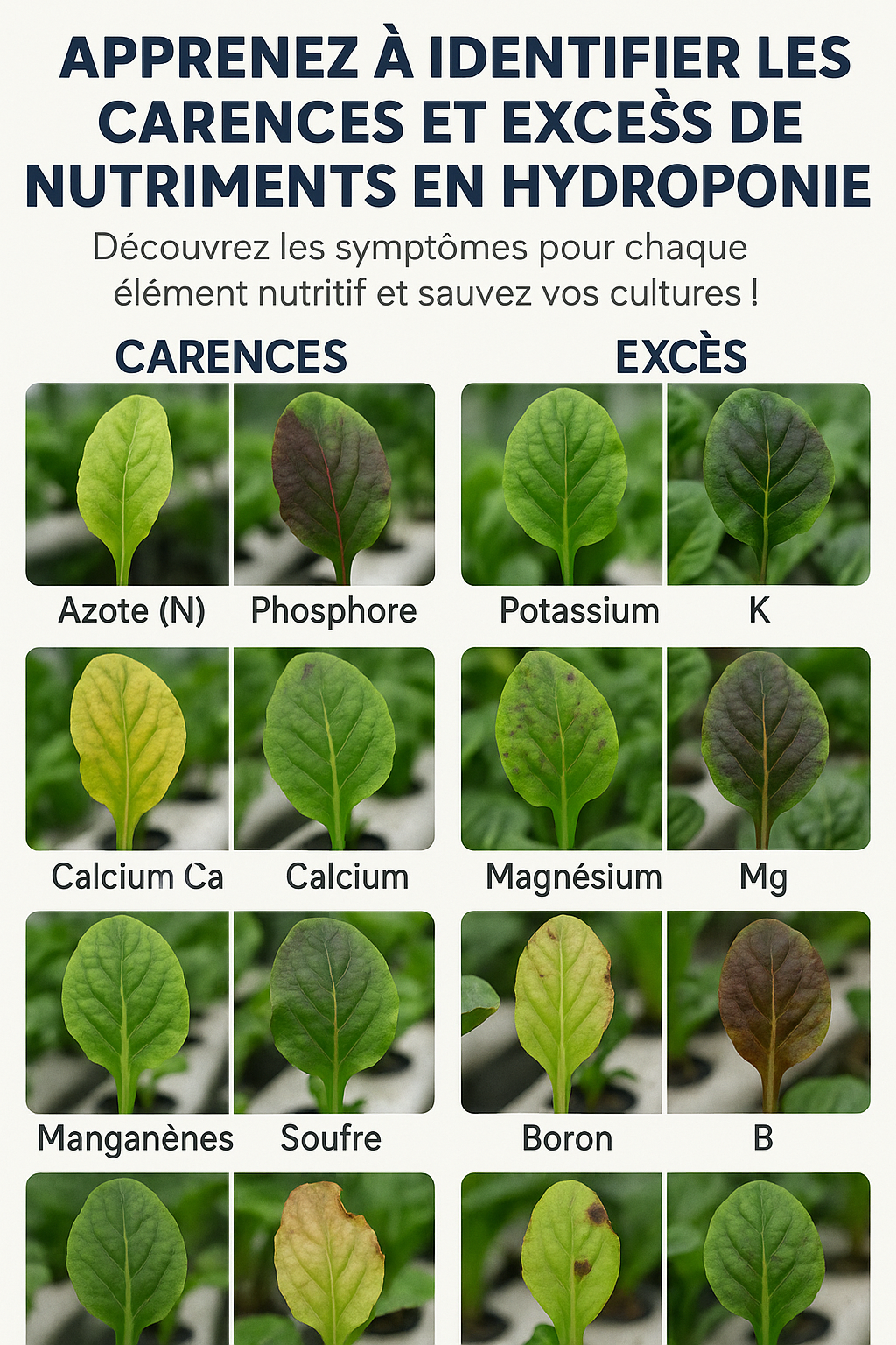 Détecter les signaux de détresse : Un guide pour les jardiniers hydroponiques