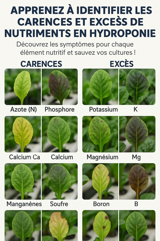 Détecter les signaux de détresse : Un guide pour les jardiniers hydroponiques